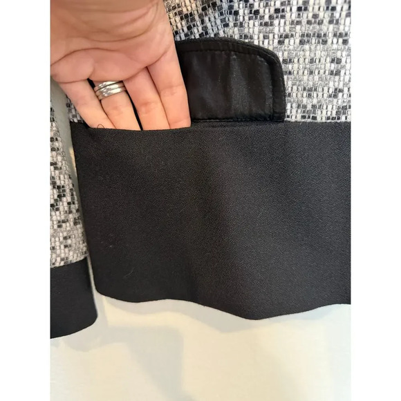 Pendleton Blazer Black Grey White‎ Aztec Wool 8 - Picture 3 of 12